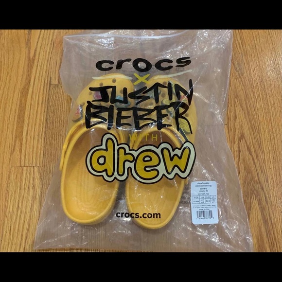 CROCS X JUSTIN BIEBER AUTHENTIC SIZES MEN 5,6,7,8 - Picture 9 of 9